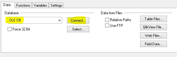 QlikView OLEDB Connect