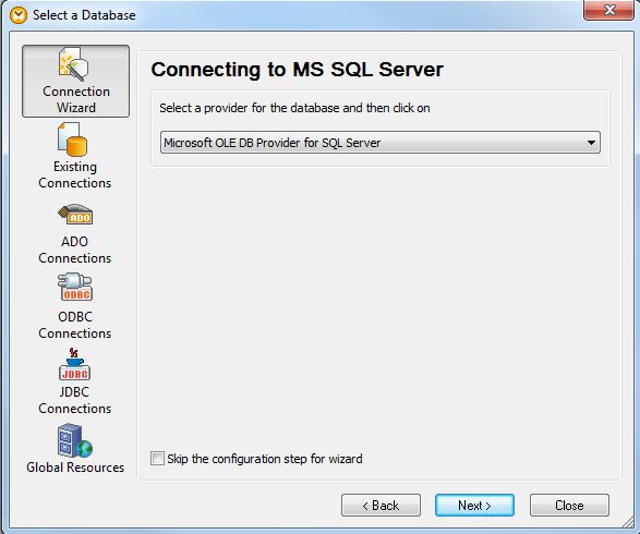 Mapforce Insert Database Connecting To MS SQL Server