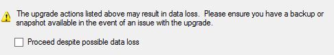 SSDT Import DacPac Data Loss Warning