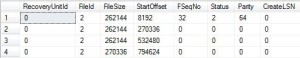 DBCC Loginfo