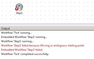 Automate BPA Server Missing Or Ambiguous Starting Point