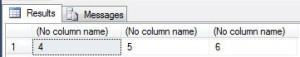 Aggregates Over Rows Result