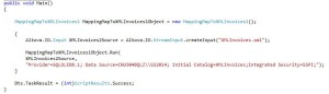 Calling Mapping From SSIS