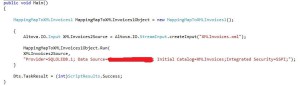 Calling Mapping From SSIS