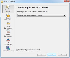Mapforce Insert Database Connecting To MS SQL Server