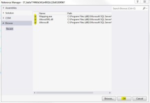 SSISS cript Task Add Reference