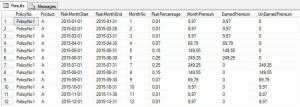 Earned Premium Demo Risk Exposure Policy1