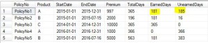 Earned Premium Demo Wrong Total