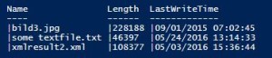 Get-ChildItem Results With Separators